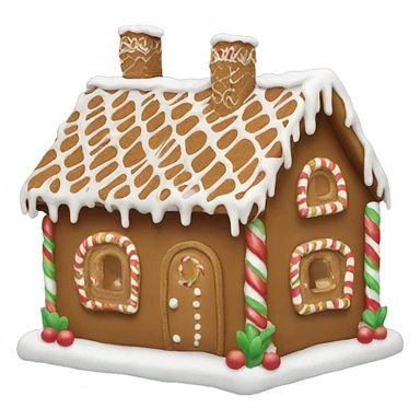 Gingerbread house sticker