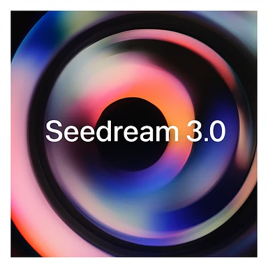 remake this and make "Seedream 3.0" bit bigger sticker