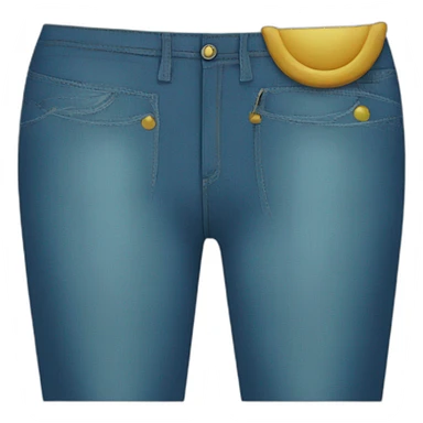 Wetting jeans sticker