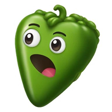 love heart pickle sticker