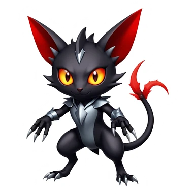 Shiny Dark Exotic Bisharp-Darkrai-Torracat-Scizor-Hybrid-Creature sticker