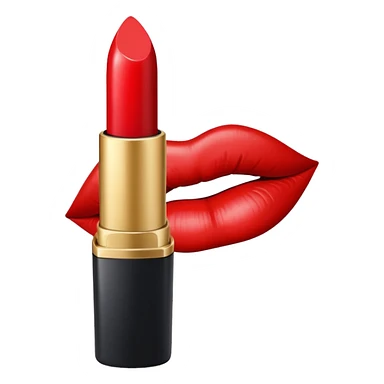 Lipstick mark sticker