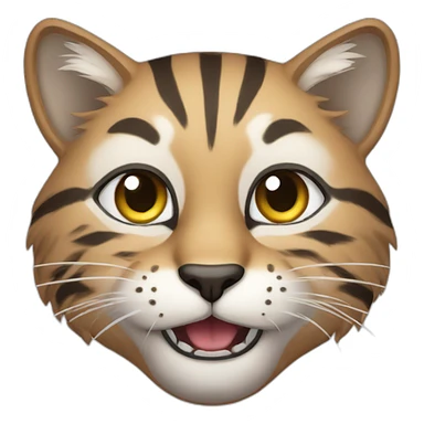 wild cat sticker
