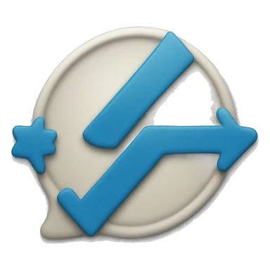 Blue tick verified sign sticker