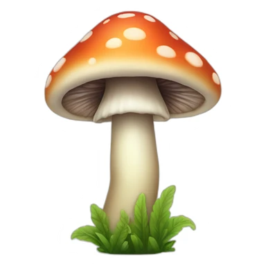 slimy mushroom sticker