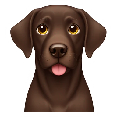 Chocolate lab wearing pajamas sticker
