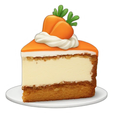 piece of carrot cake sticker