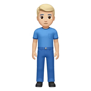 blue Roblox photo sticker