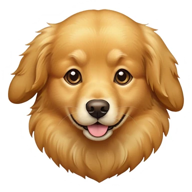 Golden retriever dog sticker