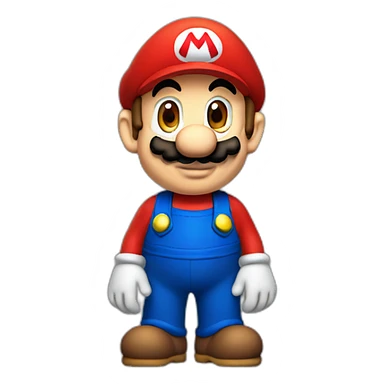  mario as a kid sticker
