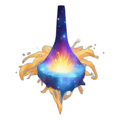 Spark that creates a universe sticker