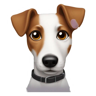 a gigachad jack russel sticker