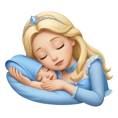 Sleeping Cinderella sticker