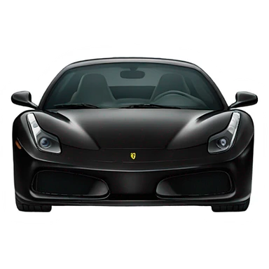 black ferrari  sticker