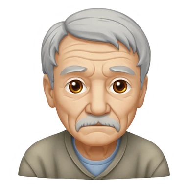 Ein Opa mit einen Buckel  sticker