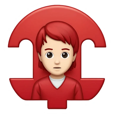 Stranger things logo emoji sticker
