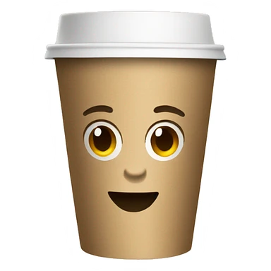 an empty Starbucks coffee cup  sticker