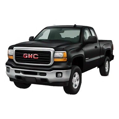 Black GMC sticker