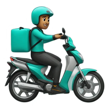 deliveroo rider sticker