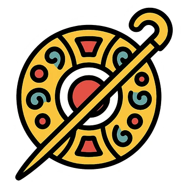 Anglo-Saxon brooch sticker