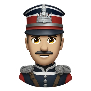 head shot ofRoyal guard of great britain  sticker