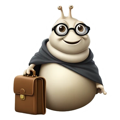 Gary the snail lawyer  sticker