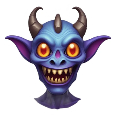 Demonic Alien character inspired by Hearthstone  sticker