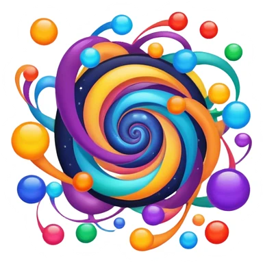 Multiverse inside a frame sticker