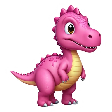 Dinosaurio pink  sticker