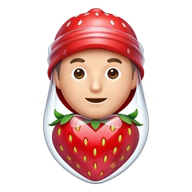 Candy man, strawberry flavor sticker