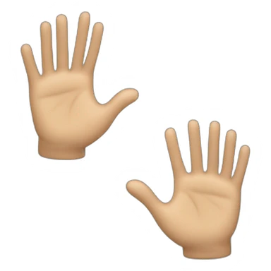 carré avec mains sticker