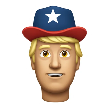 Trump hat sticker