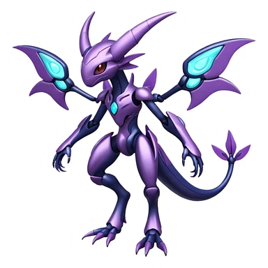Shiny Genesect-Miraidon-Lunala-Fakémon-hybrid-creature (full body)  sticker