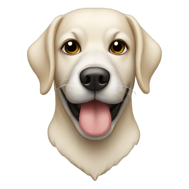 Dog wearing a mask  sticker