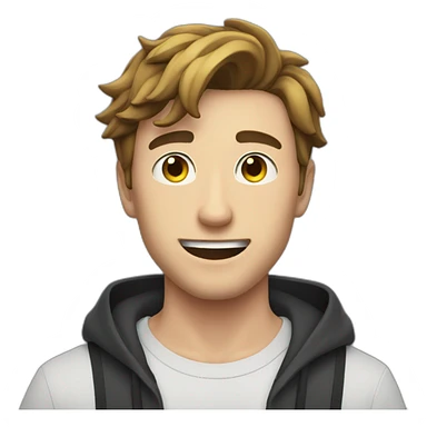 mr beast posing for his thumbnail sticker