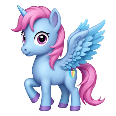 a littly pony with wings emoji sticker