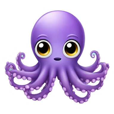 Cute octopus sticker