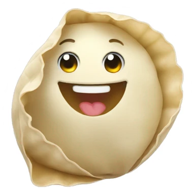 dumpling waving hi sticker