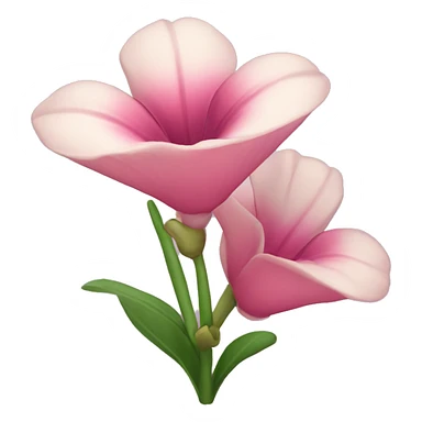 Coquette flower sticker
