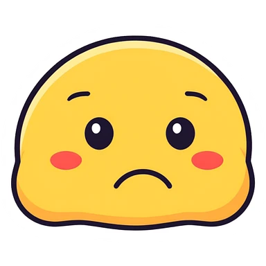Sad emoji  sticker