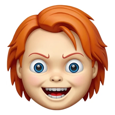 Un emojin de chuky sticker