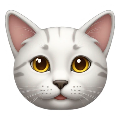 Flirty cat sticker