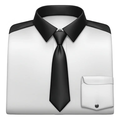 black necktie sticker
