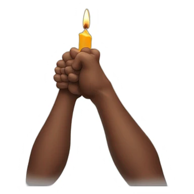 biceps with birthday candles sticker