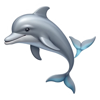 High resolution dolphin sticker