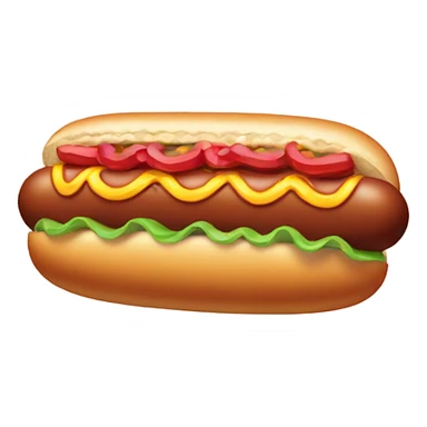 Hotdog wearing a dress sticker
