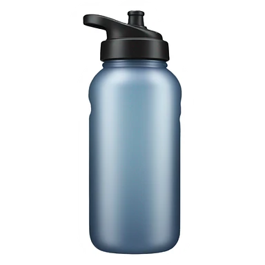 Waterbottle black sticker