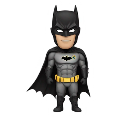Batman whith a real madrid jersey  sticker