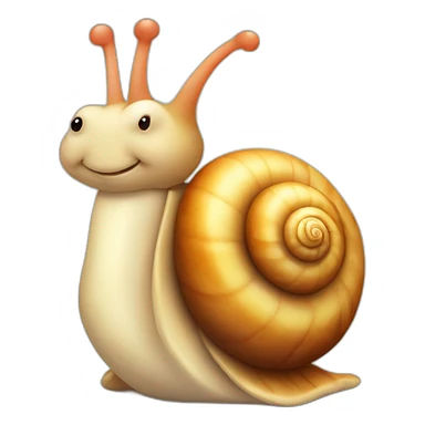Cute little Chubby Snail  sticker