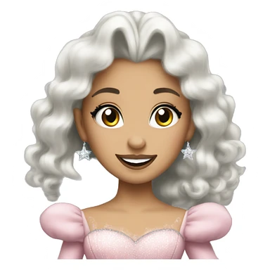 ariana as glinda from wicked sticker